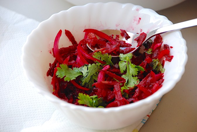 Cumin Beetroot cold salad