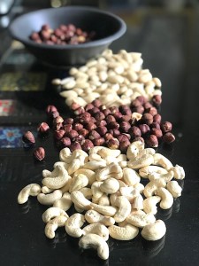 Nuts for making homemade spread
