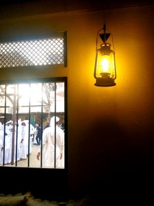The inside of a traditional Emirati house recreated