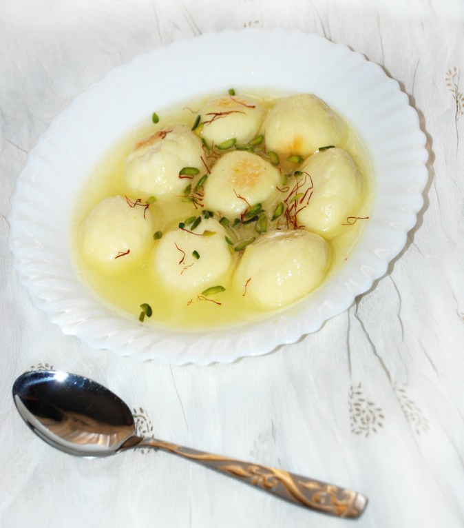 Making rasgullas at home