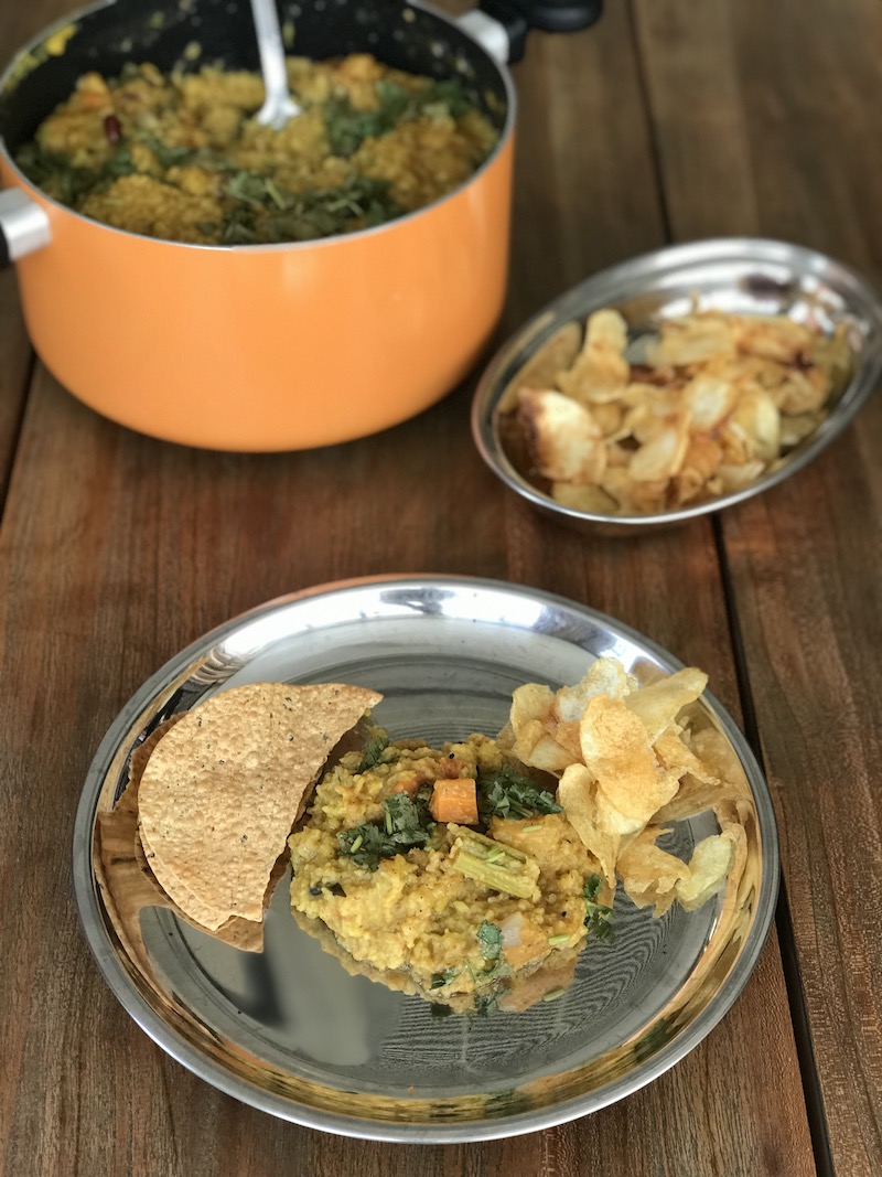 Bisi Bele Bhath is a rice-based dish from the South Indian state of Karnataka