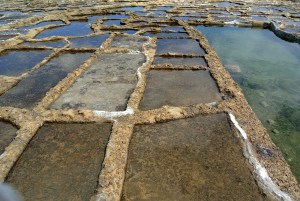 Marsalforn salt pans in Gozo