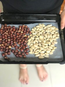Nuts for making homemade spread