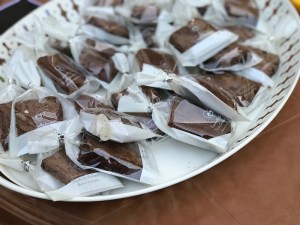 Homecooked Brownies for Christmas baked by Big Z