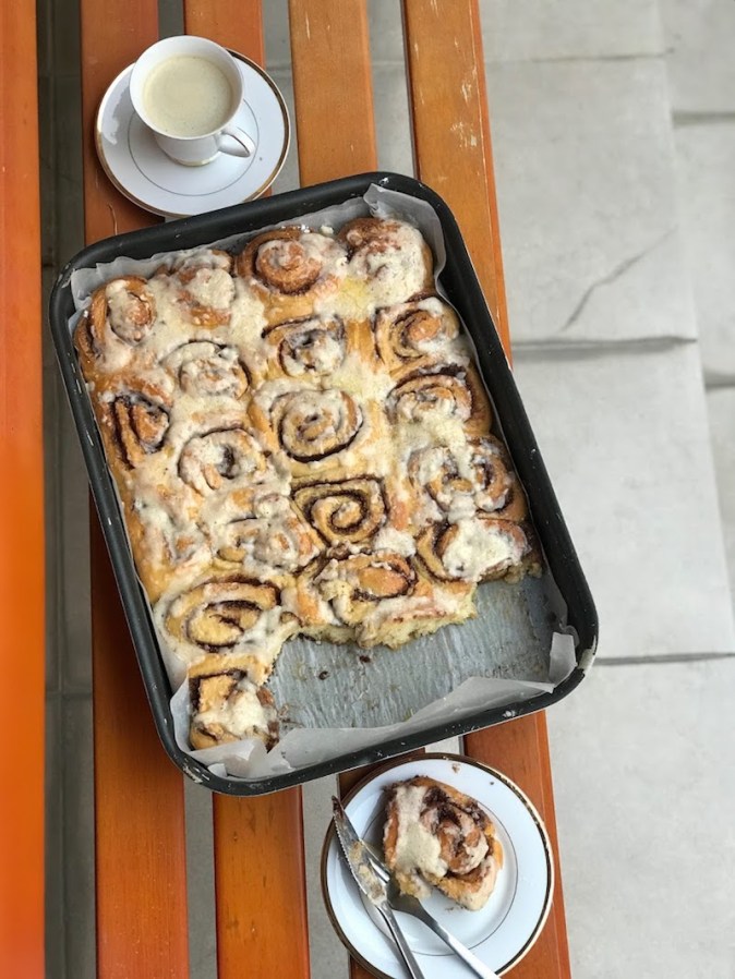 Homemade cinnamon rolls