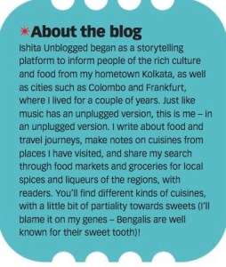 IshitaUnblogged, a culinary travel blog
