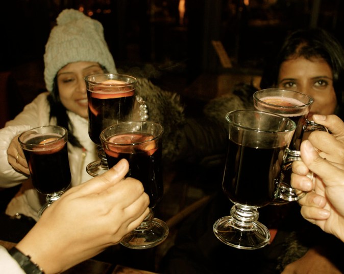 Svařák or Czech Mulled Wine in Prague