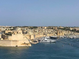 The grand Harbour from Upper Barakka Gardens