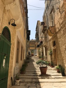 Typical stepped lanes in Birgu