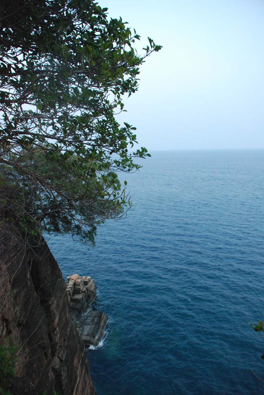The view from Koneswaram temple, the classical-medieval Hindu temple complex in Trincomalee
