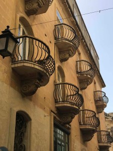 Fancy verandahs characterising the limestone houses