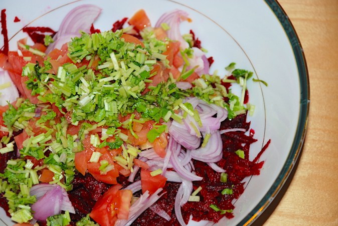 Cumin Beetroot cold salad
