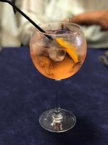 Aperol Spritz in King’s Own Band Club Bar & Restaurant
