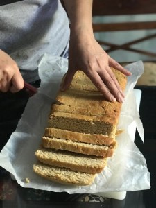 Homemade atta bread
