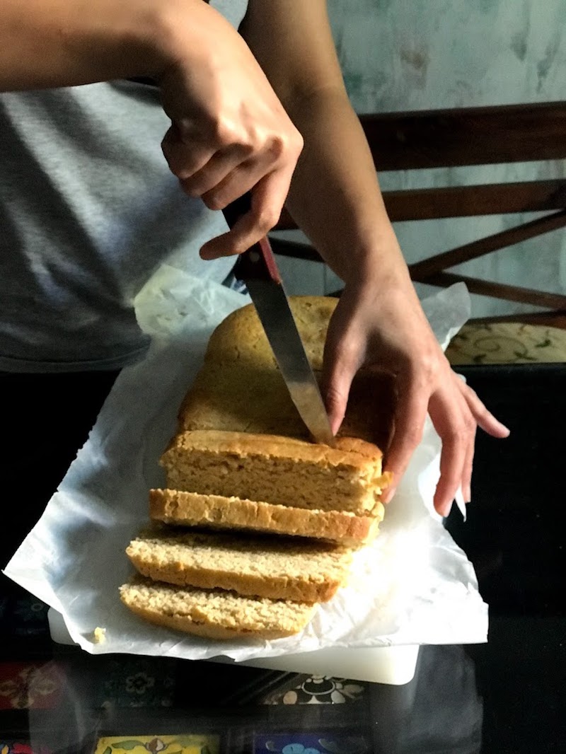 Homemade wheat flour bread