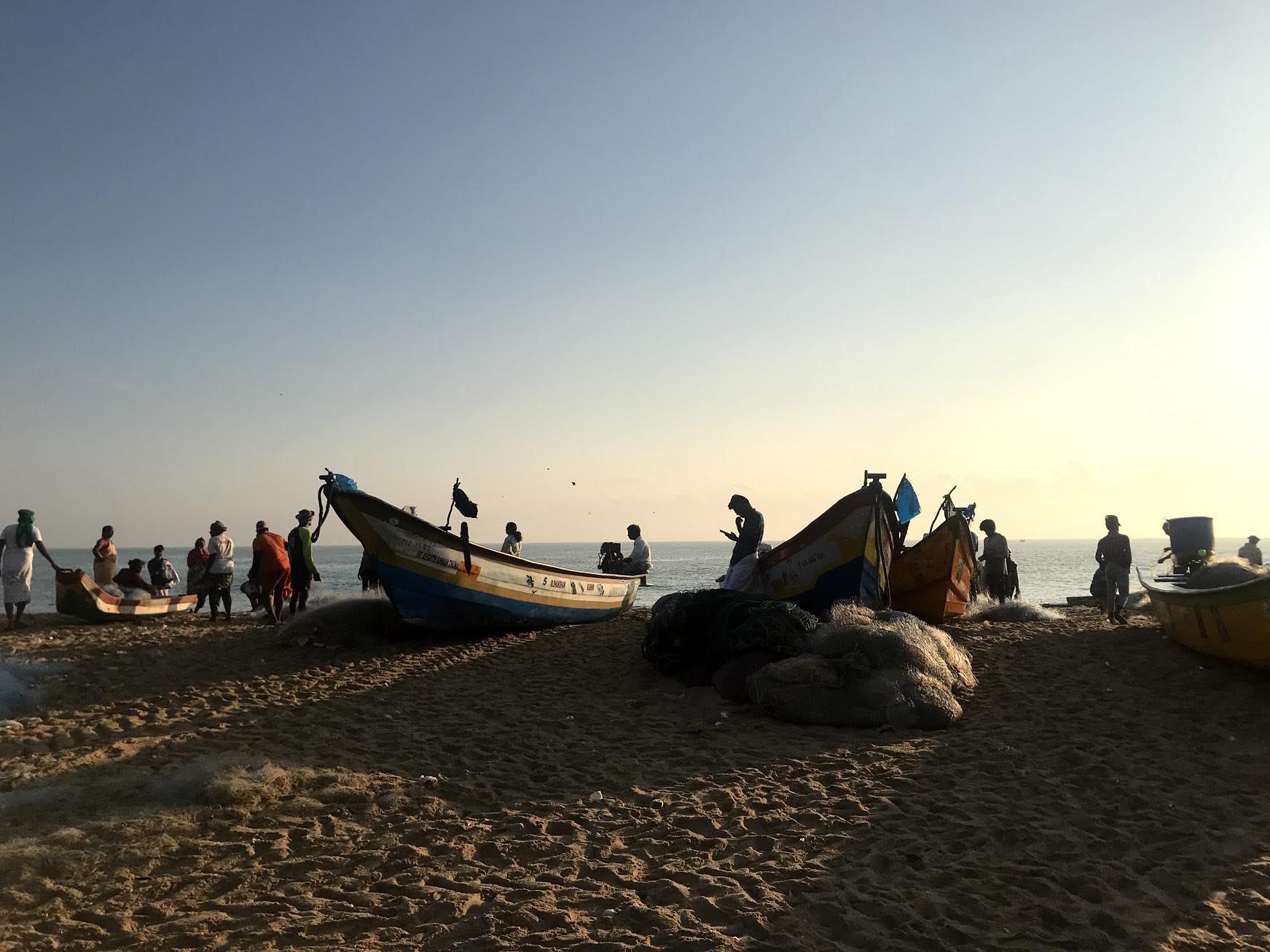 Kovalam beach in the morning