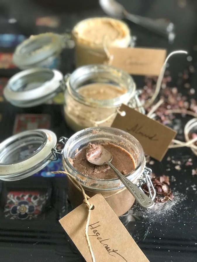 Homemade Nutty Spreads - Almond, Cashew & Hazelnut